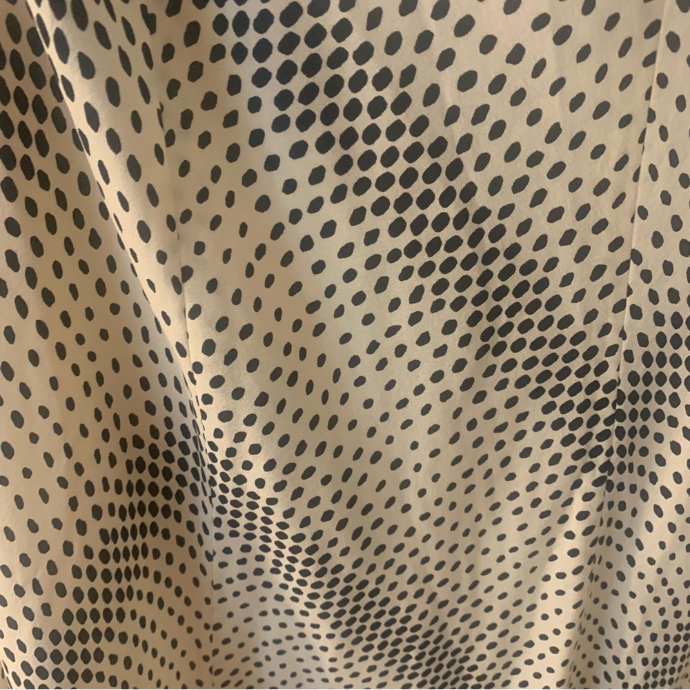 Jones New York 100% Silk Polka Dot A Line Skirt - Picture 9 of 9
